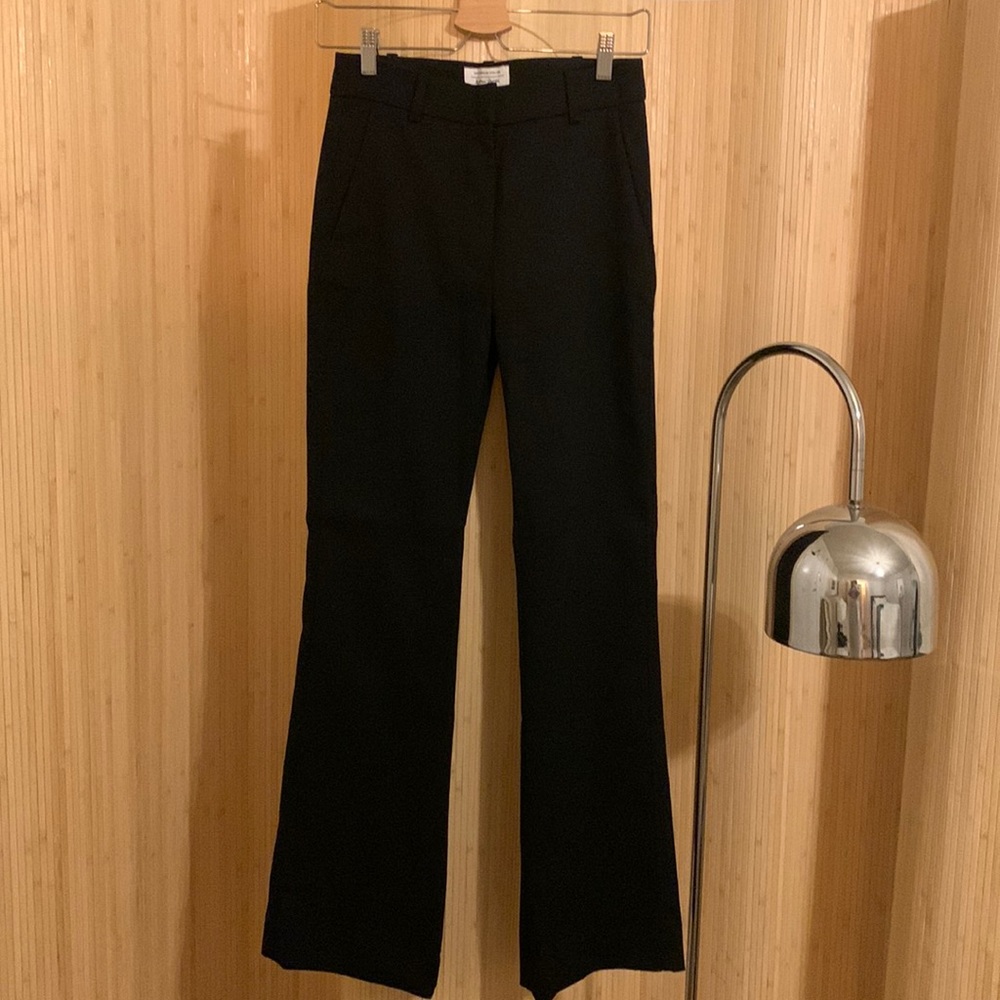 & Other Stories Black Flare Trousers